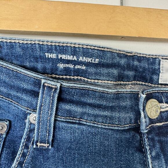 Adriano Goldschmied The Prima Ankle Cigarette Mid-Rise Jeans Size 31R - Picture 3 of 13